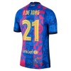 Officiële Voetbalshirt FC Barcelona Frenkie de Jong 21 Derde 2021-22 - Heren